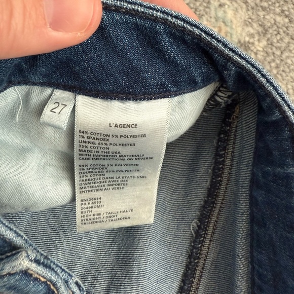 L’AGENCE Ruth High Rise Jeans - Picture 6 of 13